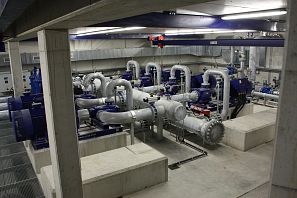 Pumpenraum des Speichersees in Westendorf.
