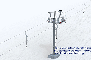 Salvista-Tellerlist an der Talstations Übungswiese in Itter
