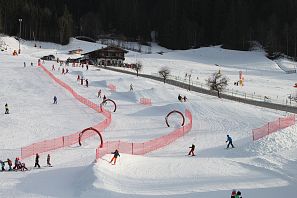Skiparcour für Kinder in der SkiWelt Wilder Kaiser-Brixental.