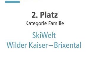 Auszeichnung Schneehöhen zum Top-Skigebiet 2023/24 2. Platz in der Kategorie Familie.