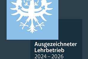Logo des Landes Tirol für Ausgezeichneten Lehrbetrieb 2024-2026.