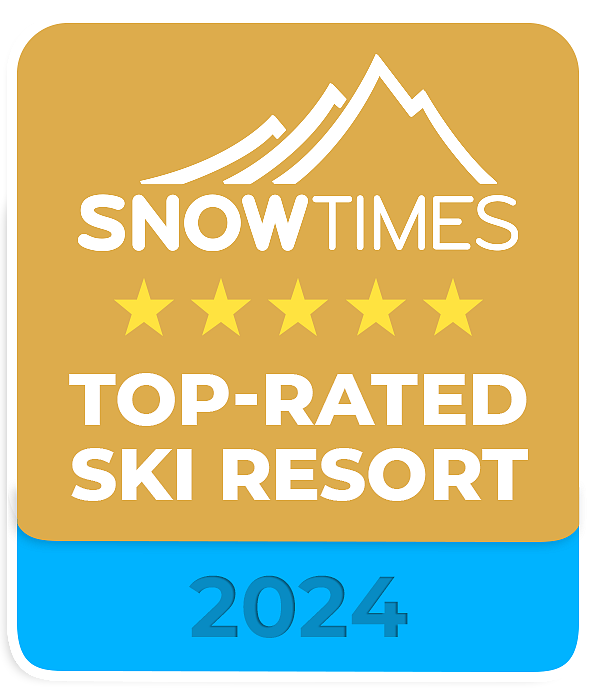 Auszeichnung zum Top Rated Ski Resort 2024.