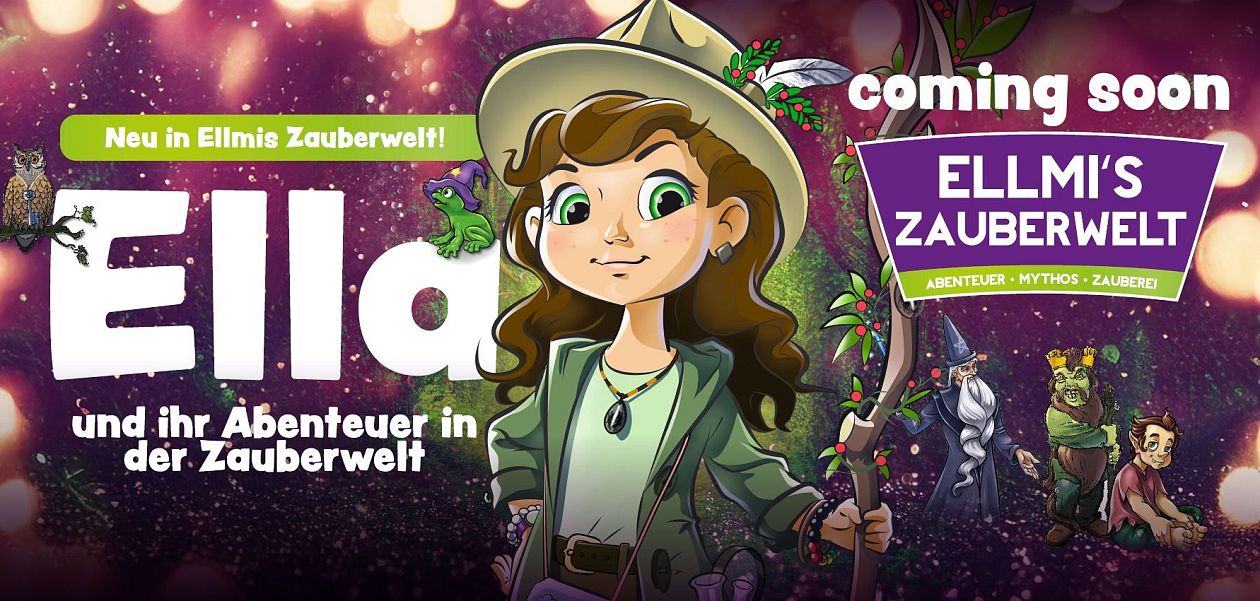 Neues Plakat von Ella, die neue Figur aus Ellmau.