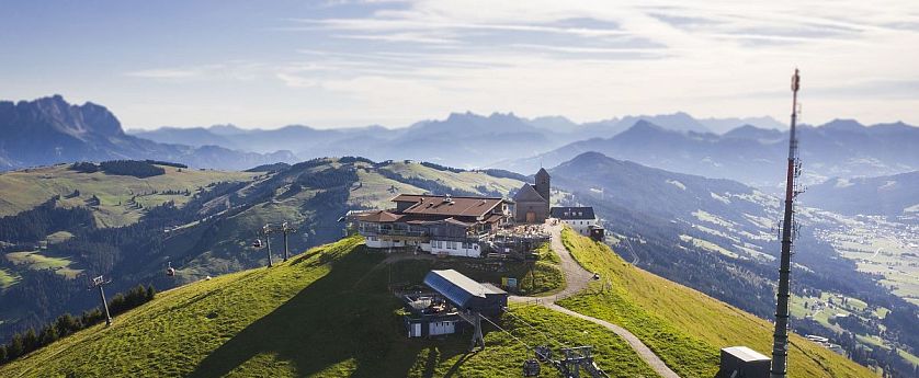 Panoramaaussicht von der Hohen Salve.