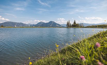 Klarer See in der Riesenwelt in Brixen.
