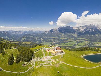Aussicht von oben auf Ellmi&#39;s Zauberwelt.