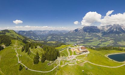 Aussicht von oben auf Ellmi&#39;s Zauberwelt.