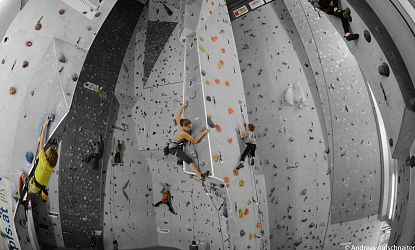 Kletterhalle.