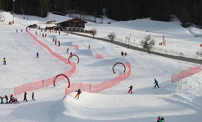 Skiparcour für Kinder in der SkiWelt Wilder Kaiser-Brixental.