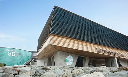 Gebäude des Nationalparkzentrum Hohe Tauern.