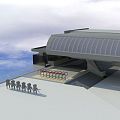 Visualisierung der Bergstation Aualbmbahn Scheffau 2024