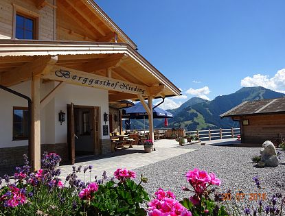 Berggasthof Nieding Ansicht von außen.