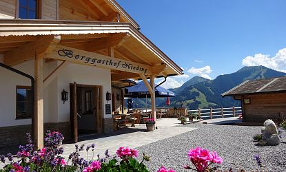 Berggasthof Nieding Ansicht von außen.