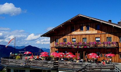 Bergrestaurant Ansicht von außen.