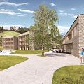 Visalierung der Tirol Lodge in Ellmau.